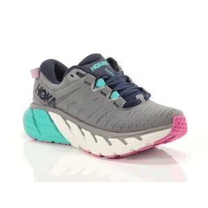 HOKA One One Gaviota 3 Women Running Shoes Sharkskin Outer Space Size 9.5